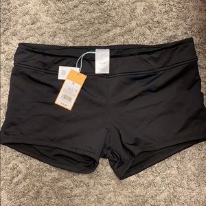 BRAND NEW -Black bathing suit shorts Sz Medium